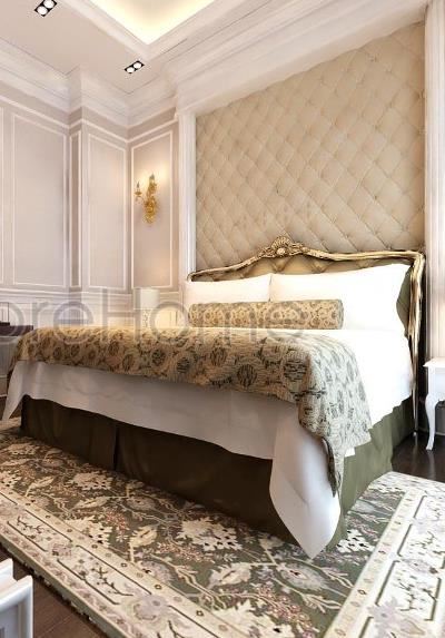 Mẫu phòng ngủ khách sạn 3 sao tân cổ điển