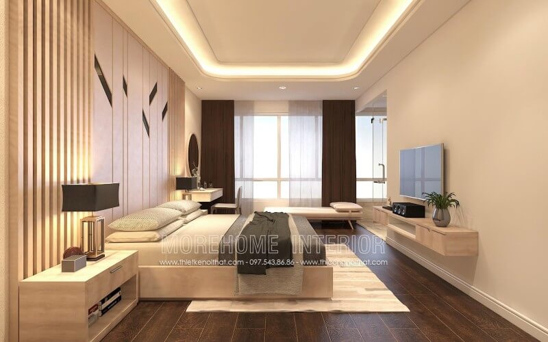 Giường ngủ chung cư hiện đại Giường ngủ chung cư hiện đại