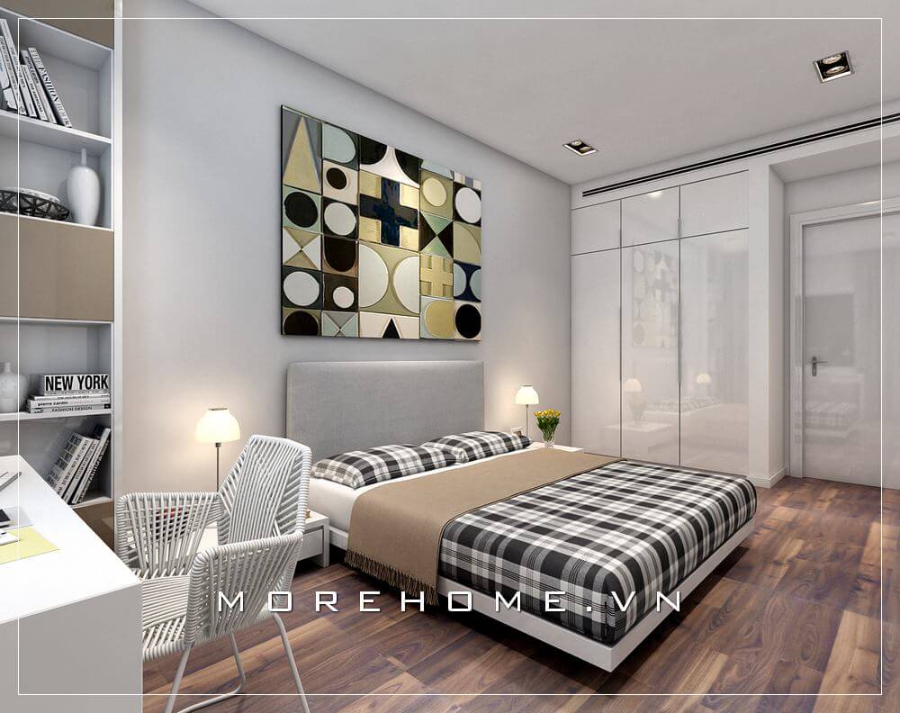 Giường ngủ chung cư hiện đại Giường ngủ chung cư hiện đại