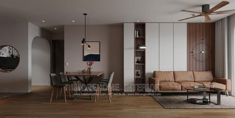 Thiết kế nội thất phòng khách chung cư hiện đại Thiết kế chung cư hiện đại