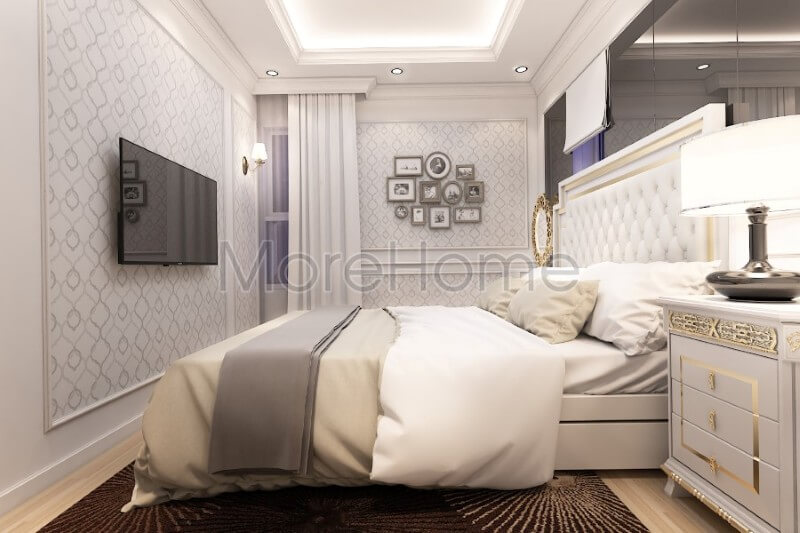 Giường ngủ chung cư hiện đại Giường ngủ chung cư hiện đại