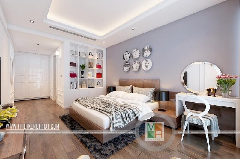 Giường ngủ chung cư hiện đại Giường ngủ chung cư hiện đại