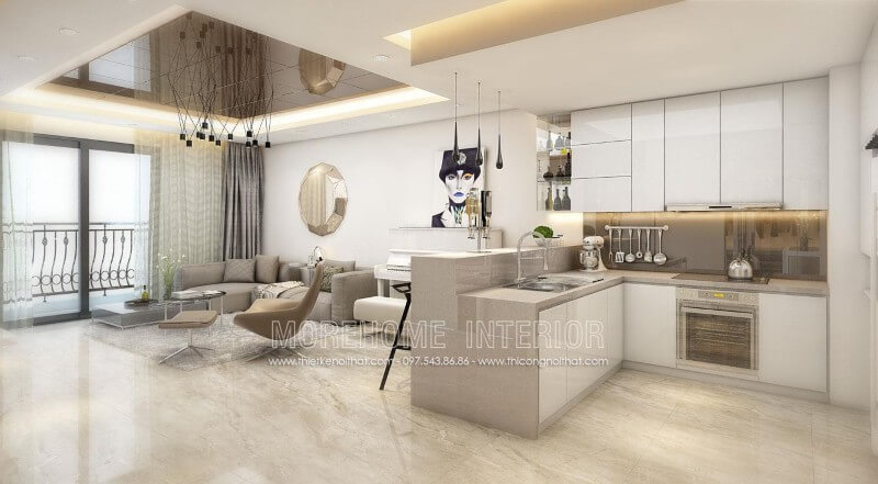 Bạn là người theo đuổi sự hiện đại sang chảnh? Bạn mong muốn rằng không gian nội trợ nhà mình sang trọng mà vẫn tiện nghi. Vậy, đừng bỏ qua mẫu tủ bếp gỗ chữ L độc đáo này nhé Tủ bếp đẹp