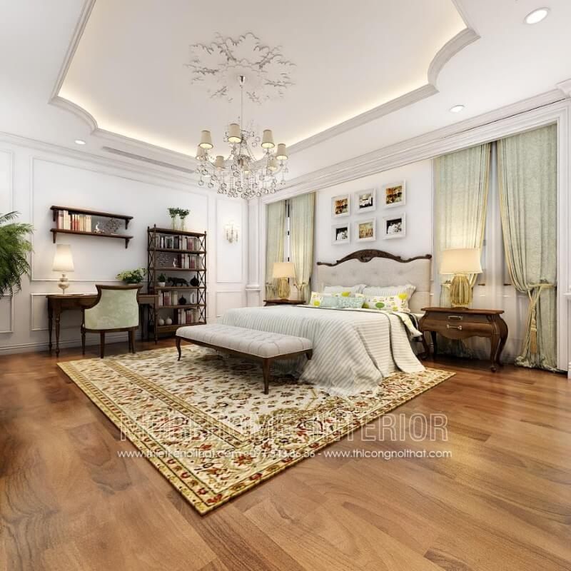 Chọn mua táp đầu giường tab đầu giường gỗ óc chó tân cổ điển hãy chọn Morehome!